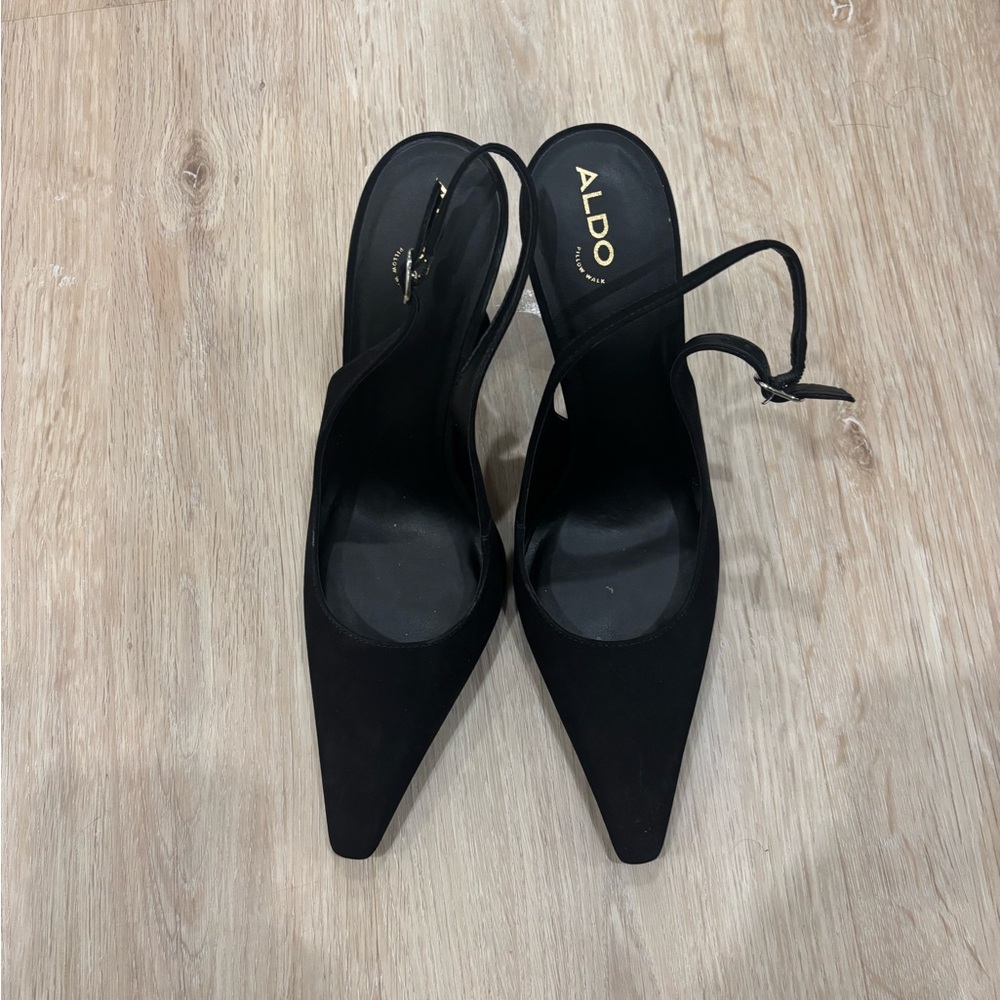 ALDO Black Pointed Toe Heels